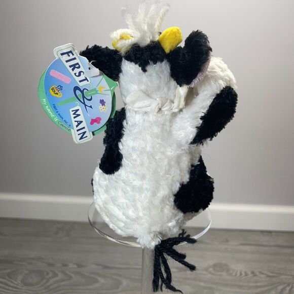 First & Main Carrie the Cow Owie Cowie Plush Get Well Soon Stuffed Animal NEW - Picture 5 of 12